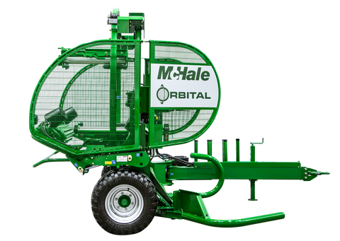 McHale Orbital High Speed Round Bale Wrapper